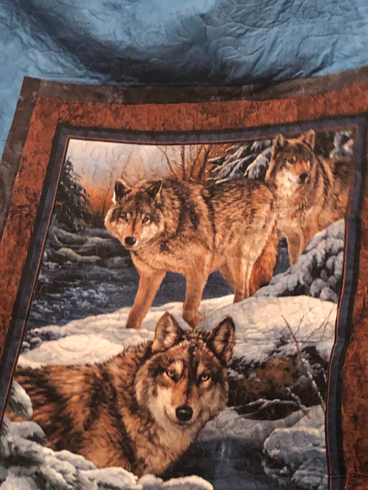 Wolf Pack Panel&nbsp;Quilt